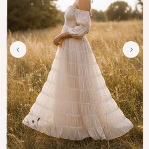 Women's Pippa Maxi (natural chiffon)